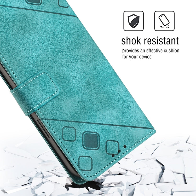 For Huawei nova 10 Skin-feel Embossed Leather Phone Case(Green) - free shipping - PMC TechLife - Order now!