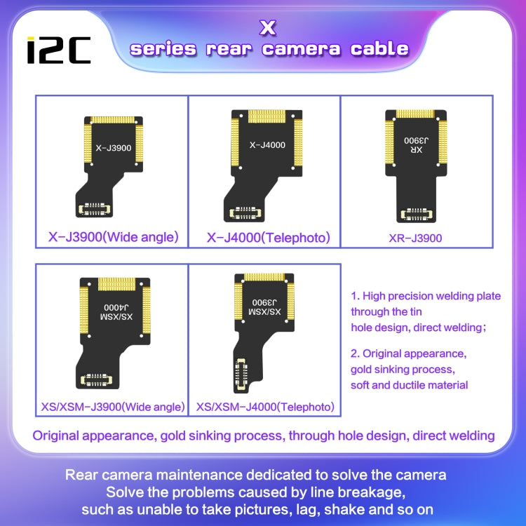 For iPhone 12 Pro i2C Back Facing Ultra Wide Camera Cable - Flex Cable by PMC Jewellery | Online Shopping South Africa | PMC Jewellery