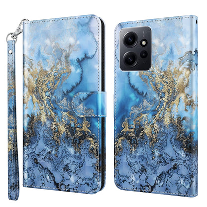 For Xiaomi Redmi Note 12 4G Global 3D Painting Pattern Flip Leather Phone Case(Milky Way) - Note 12 Cases by PMC Jewellery | Online Shopping South Africa | PMC Jewellery