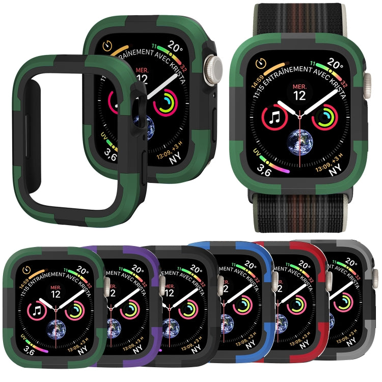 For Apple Watch Series 8 & 7 45mm Armor Frame Watch Case(Black) - Smart Wear by PMC Jewellery | Online Shopping South Africa | PMC Jewellery