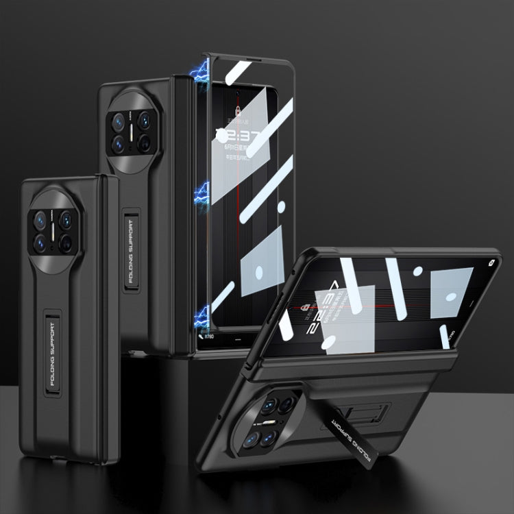 For Huawei Mate X3 GKK Integrated Magnetic Folding Hinge Supercar Phone Case(Black) - free shipping - PMC TechLife - Order now!