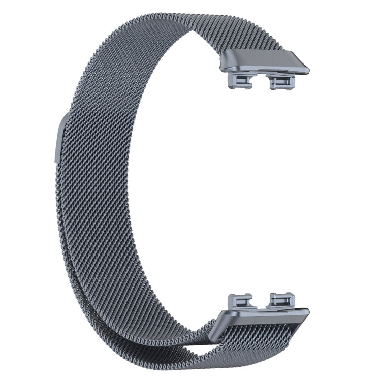 For Huawei Band 8 Milanese Metal Watch Band(Space Grey) - Smart Wear by PMC Jewellery | Online Shopping South Africa | PMC Jewellery