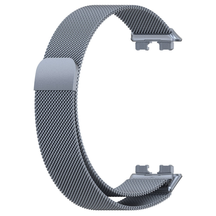 For Huawei Band 8 Milanese Metal Watch Band(Space Grey) - Smart Wear by PMC Jewellery | Online Shopping South Africa | PMC Jewellery