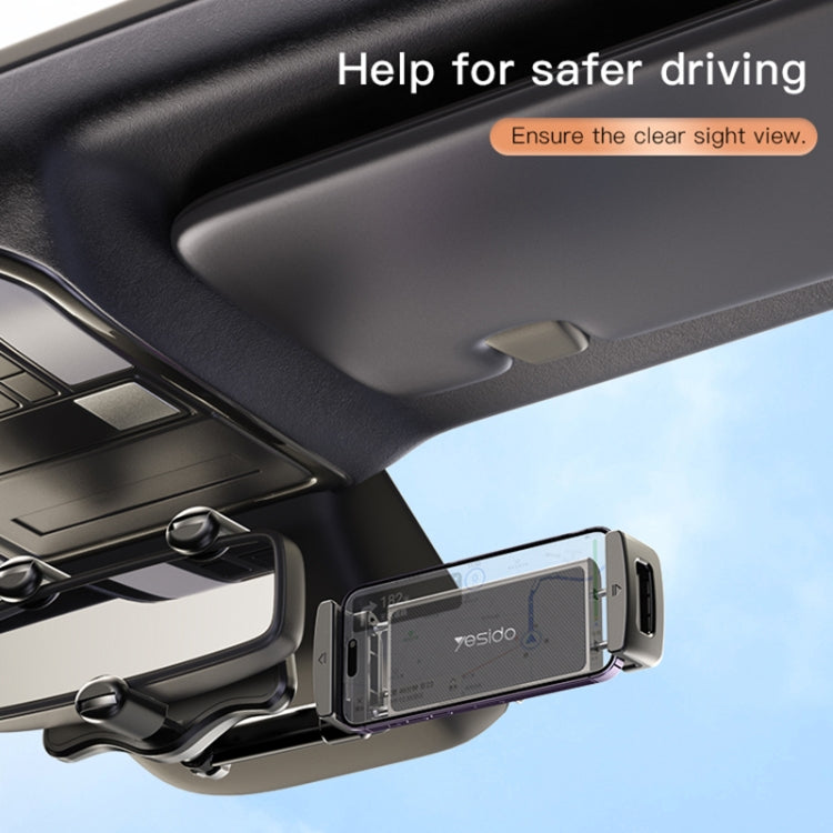 Yesido C196 Car Rearview Mirror Using Phone Holder(Black) - free shipping - PMC TechLife - Order now!