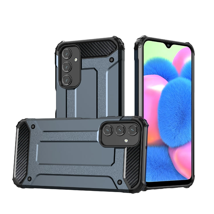 For Samsung Galaxy A24 Magic Armor TPU Hard PC Phone Case(Navy Blue) - free shipping - PMC TechLife - Order now!