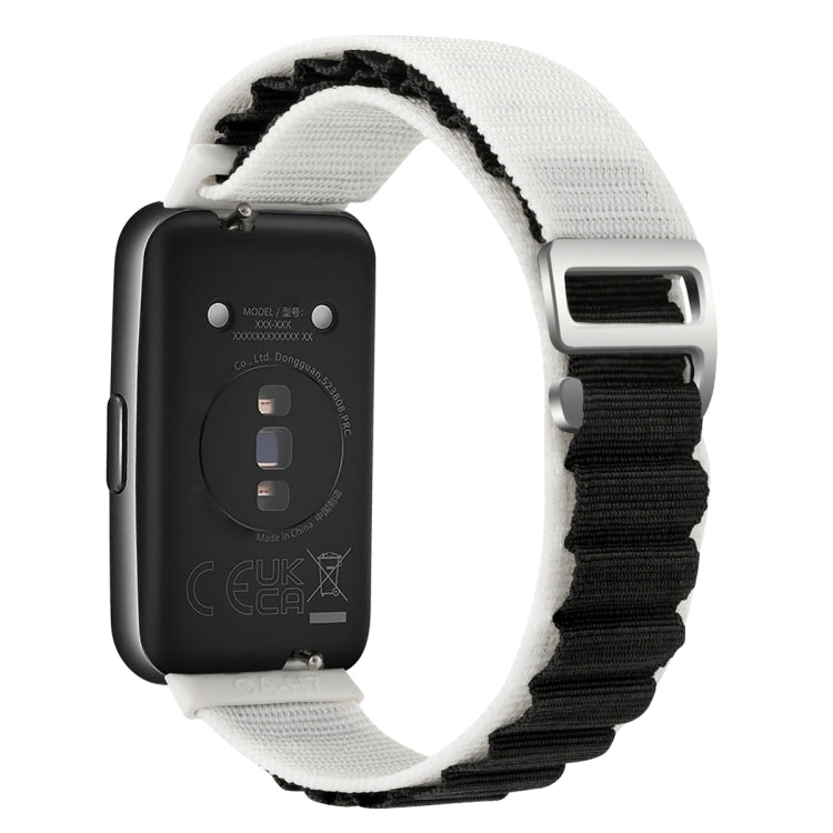 For Huawei Band 7 Loop Nylon Watch Band(Starlight Black) - Smart Wear by PMC Jewellery | Online Shopping South Africa | PMC Jewellery