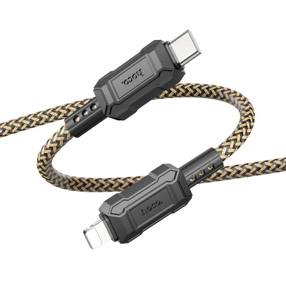 hoco X94 Leader PD 20W USB-C / Type-C to 8 Pin Charging Data Dable, Length:1m(Gold) - 2 in 1 Cable by hoco | Online Shopping South Africa | PMC Jewellery