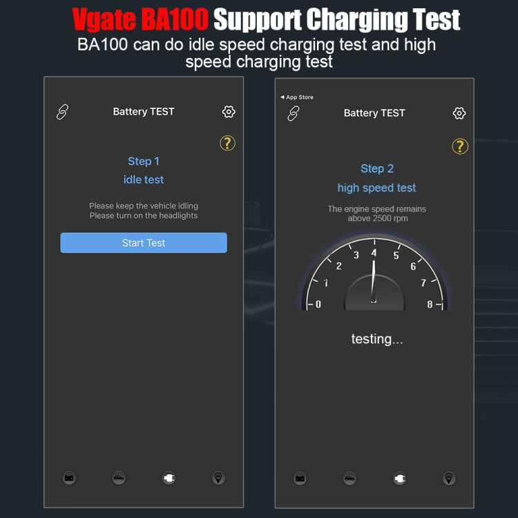 Vgate BA100 Car 12V Bluetooth 4.0 Battery Assistant Analyzer Tester - free shipping - PMC TechLife - Order now!