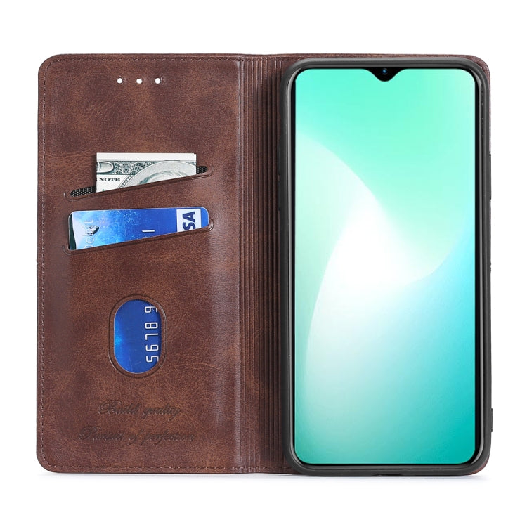 For Infinix Smart 7 Cow Texture Magnetic Horizontal Flip Leather Phone Case(Blue) - free shipping - PMC TechLife - Order now!