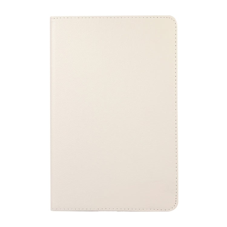 For Xiaomi Pad 6 / Pad 6 Pro 360 Degree Rotation Litchi Texture Leather Tablet Case(White) -  by PMC Jewellery | Online Shopping South Africa | PMC Jewellery