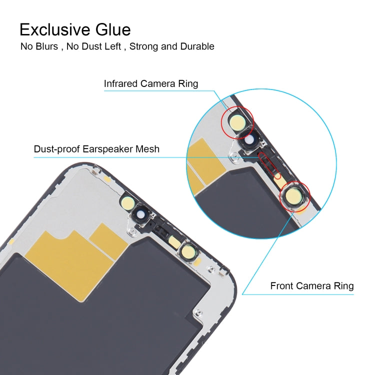 Soft OLED LCD Screen For iPhone 12 Pro Max with Digitizer Full Assembly - free shipping - PMC TechLife - Order now!