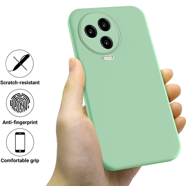 For Infinix Note 12 Pro 4G / Note 12 2023 Pure Color Liquid Silicone Shockproof Phone Case(Green) - Infinix Cases by PMC Jewellery | Online Shopping South Africa | PMC Jewellery