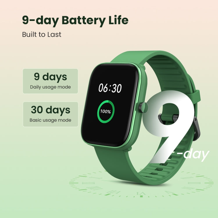 Original Xiaomi Youpin HAYLOU LS13 GST Lite 1.69 inch Square Screen Smart Bluetooth Watch Supports Blood Oxygen Tracking / Sleep Monitoring(Green) -  by Xiaomi | Online Shopping South Africa | PMC Jewellery