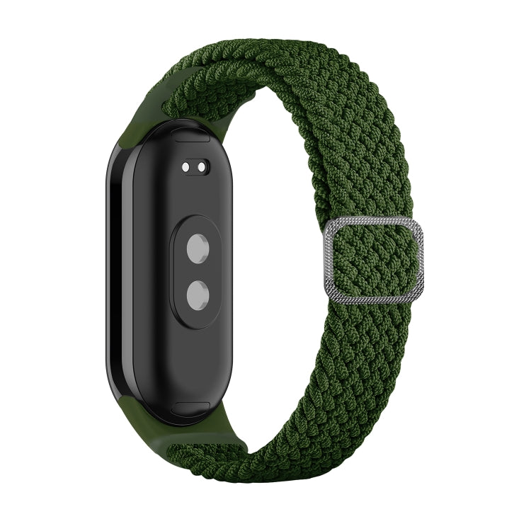 For Xiaomi Mi Band 8 Adjustable Nylon Braided Elasticity Watch Band(Green) -  by PMC Jewellery | Online Shopping South Africa | PMC Jewellery