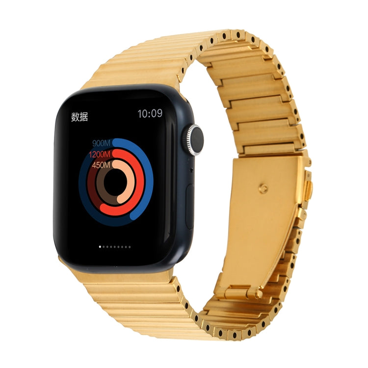 Ocean Metal Replacement Watch Band For  Apple Watch 6 44mm(Gold) -  by PMC TechLife | Online Shopping South Africa | PMC TechLife