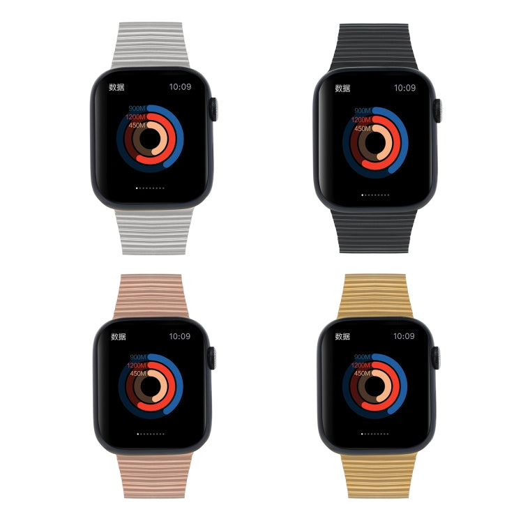 Ocean Metal Replacement Watch Band For Apple Watch 4 40mm(Rose Gold) -  by PMC TechLife | Online Shopping South Africa | PMC TechLife