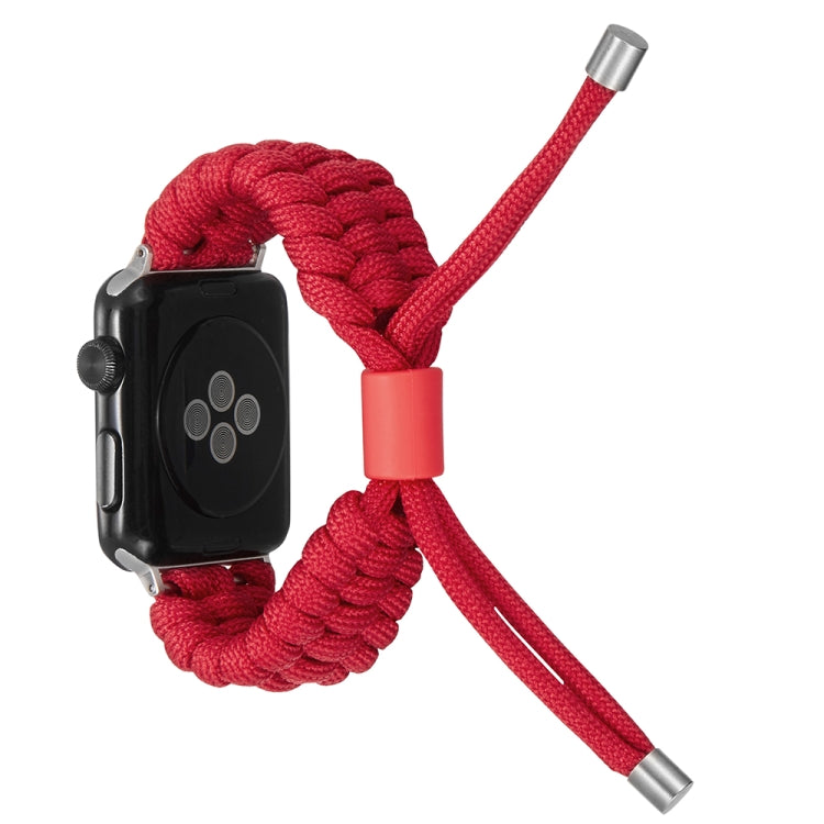 Stretch Plain Silicone Bean Watch Band For Apple Watch Ultra 49mm(Red) -  by PMC Jewellery | Online Shopping South Africa | PMC Jewellery