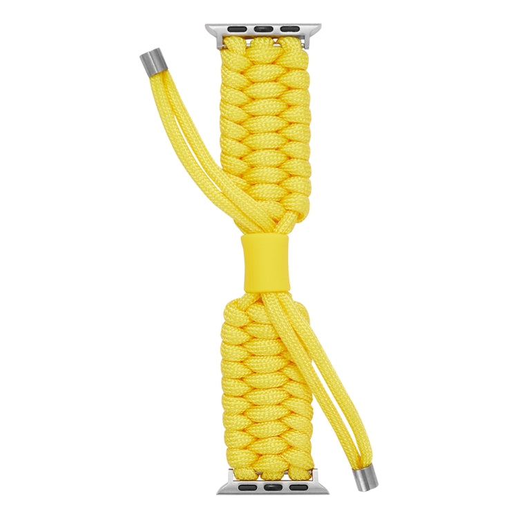 Stretch Plain Silicone Bean Watch Band For Apple Watch 7 41mm(Yellow) -  by PMC TechLife | Online Shopping South Africa | PMC TechLife
