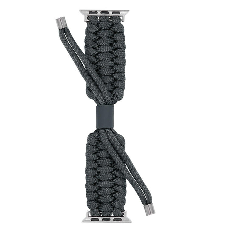 Stretch Plain Silicone Bean Watch Band For Apple Watch SE 2022 44mm(Dark Grey) -  by PMC TechLife | Online Shopping South Africa | PMC TechLife