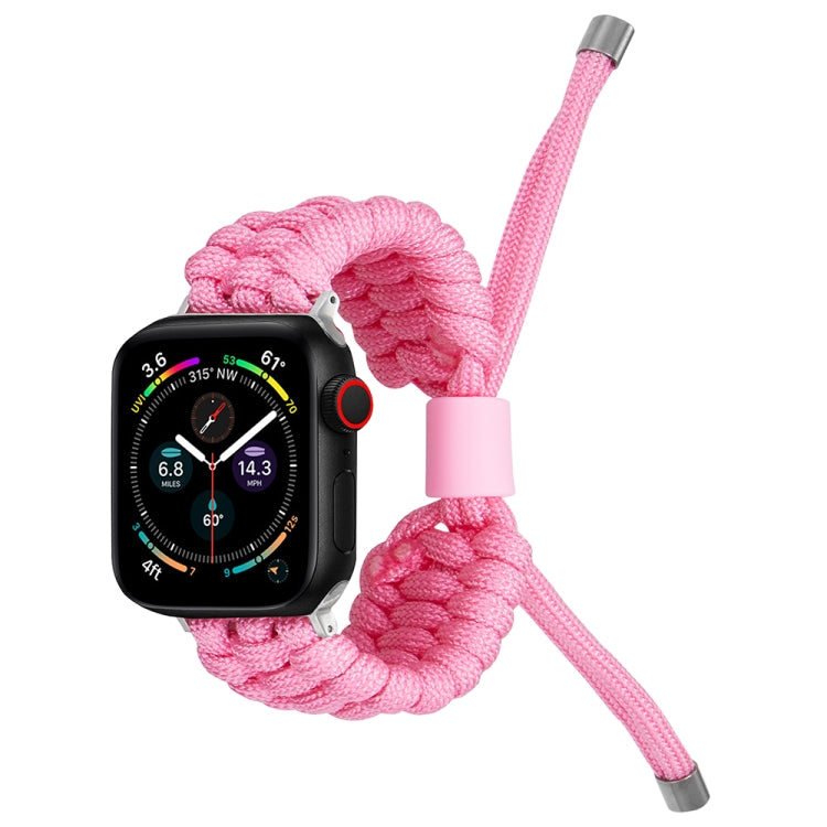 Stretch Plain Silicone Bean Watch Band For Apple Watch 6 40mm(Light Pink) -  by PMC TechLife | Online Shopping South Africa | PMC TechLife