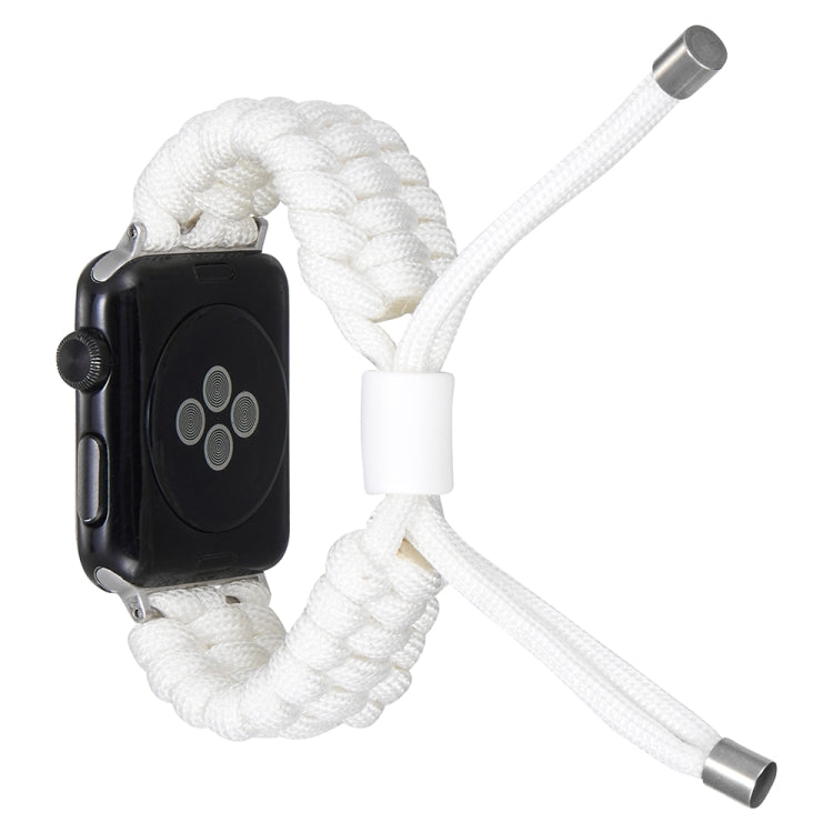 Stretch Plain Silicone Bean Watch Band For Apple Watch 5 40mm(White) -  by PMC TechLife | Online Shopping South Africa | PMC TechLife