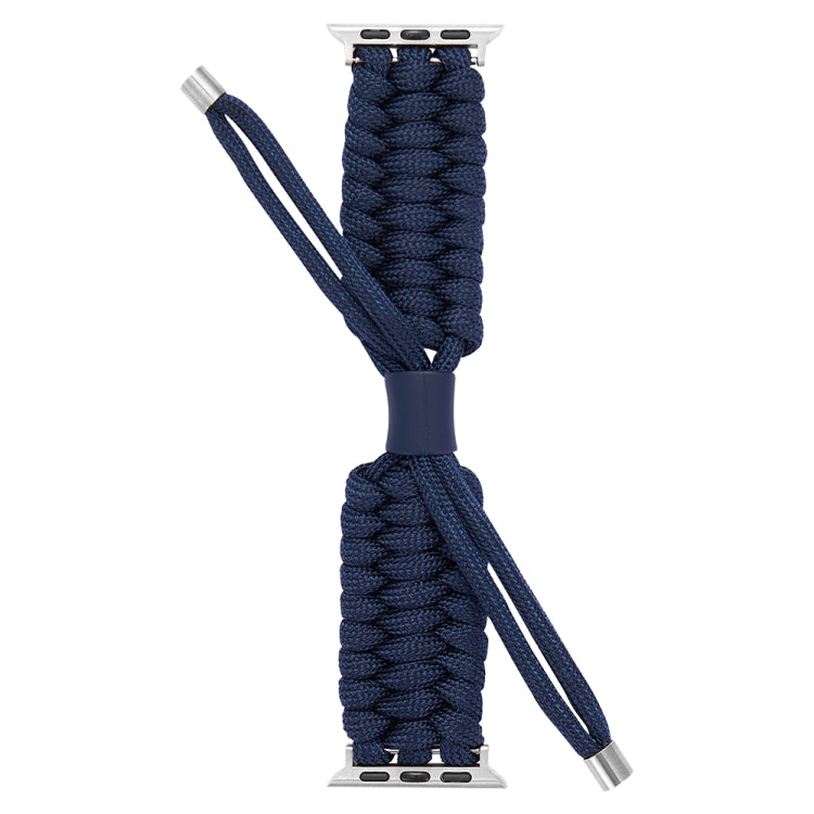 Stretch Plain Silicone Bean Watch Band For Apple Watch 4 40mm(Navy Blue) -  by PMC TechLife | Online Shopping South Africa | PMC TechLife