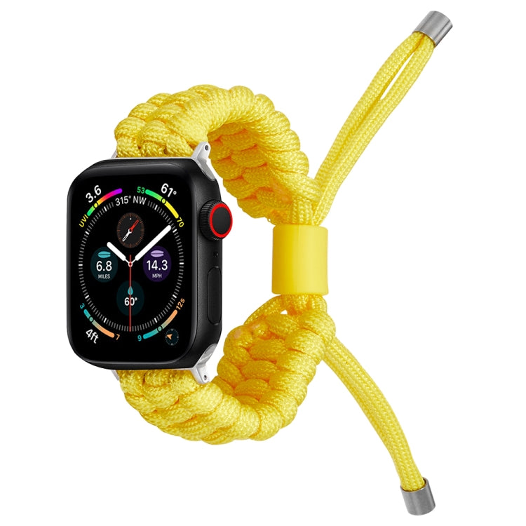 Stretch Plain Silicone Bean Watch Band For Apple Watch 4 40mm(Yellow) -  by PMC TechLife | Online Shopping South Africa | PMC TechLife