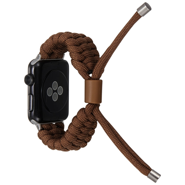 Stretch Plain Silicone Bean Watch Band For Apple Watch 4 40mm(Coffee Brown) -  by PMC TechLife | Online Shopping South Africa | PMC TechLife