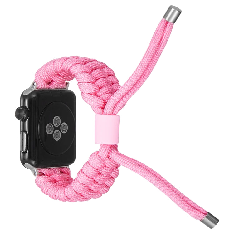 Stretch Plain Silicone Bean Watch Band For Apple Watch 4 40mm(Light Pink) -  by PMC TechLife | Online Shopping South Africa | PMC TechLife
