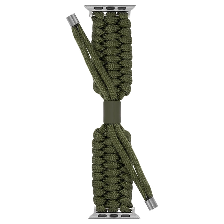 Stretch Plain Silicone Bean Watch Band For Apple Watch 2 38mm(Army Green) -  by PMC TechLife | Online Shopping South Africa | PMC TechLife
