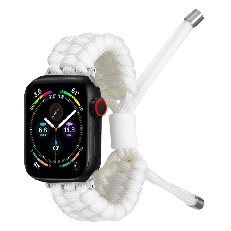 Stretch Plain Silicone Bean Watch Band For Apple Watch 2 42 mm(White) -  by PMC TechLife | Online Shopping South Africa | PMC TechLife