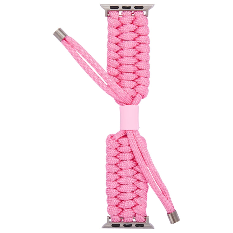 Stretch Plain Silicone Bean Watch Band For Apple Watch 38mm(Light Pink) -  by PMC TechLife | Online Shopping South Africa | PMC TechLife