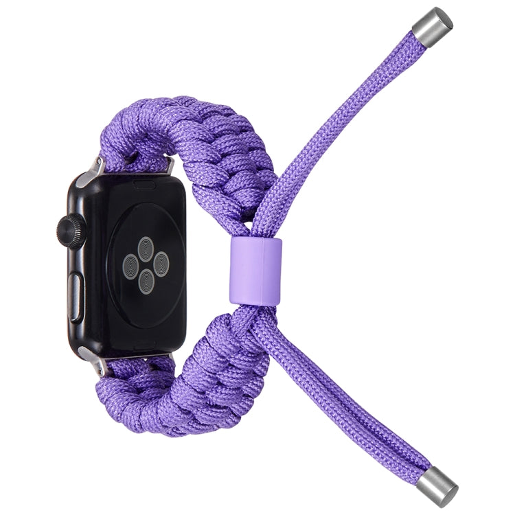 Stretch Plain Silicone Bean Watch Band For Apple Watch 42mm(Light Purple) -  by PMC Jewellery | Online Shopping South Africa | PMC Jewellery