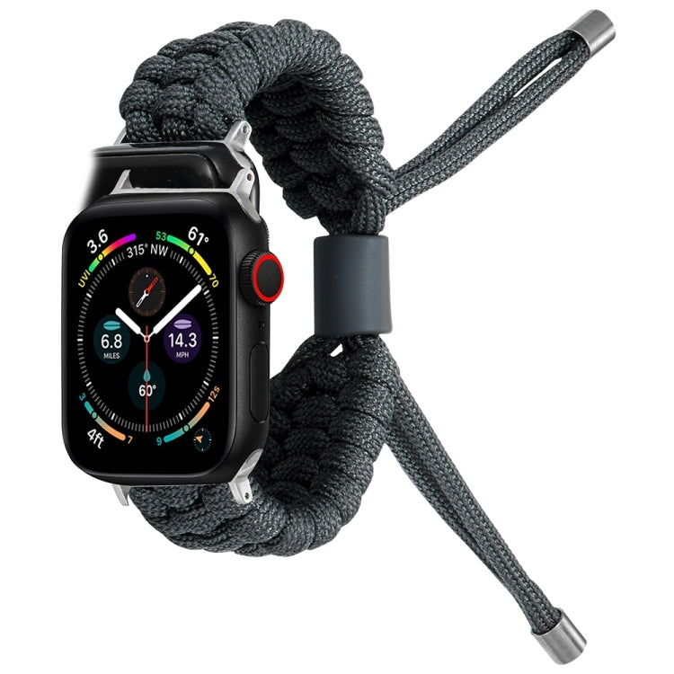 Stretch Plain Silicone Bean Watch Band For Apple Watch SE 2023 44mm(Dark Grey) - free shipping - PMC TechLife - Order now!
