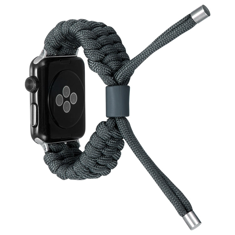 Stretch Plain Silicone Bean Watch Band For Apple Watch SE 2023 44mm(Dark Grey) - free shipping - PMC TechLife - Order now!
