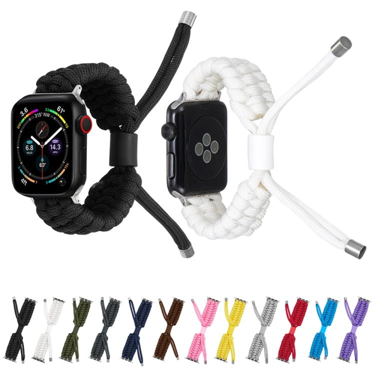 Stretch Plain Silicone Bean Watch Band For Apple Watch 6 40mm(Grey White) -  by PMC TechLife | Online Shopping South Africa | PMC TechLife