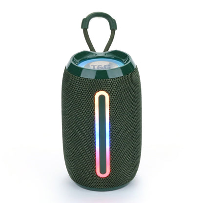 T&G TG653 TWS LED Mini Portable Wireless Stereo Sound Outdoor Speaker(Dark Green) - Mini Speaker by T&G | Online Shopping South Africa | PMC Jewellery