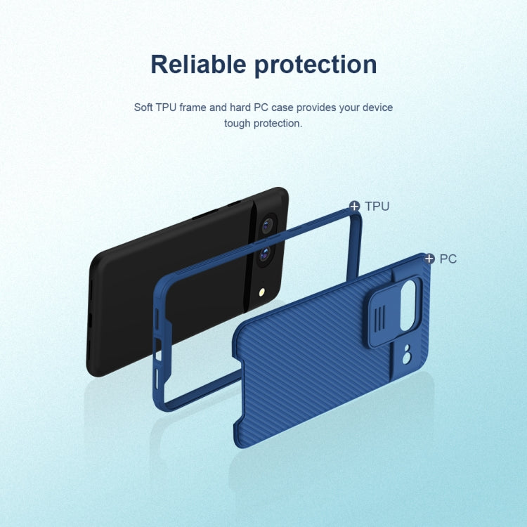 For Google Pixel 8 NILLKIN CamShield Pro PC Phone Case(Black) - Google Cases by NILLKIN | Online Shopping South Africa | PMC TechLife | Buy Now Pay Later Mobicred