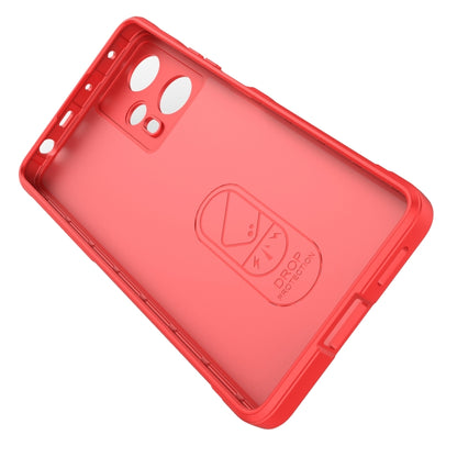 For Xiaomi Redmi Note 12 Turbo Magic Shield TPU + Flannel Phone Case(Red) - Xiaomi Cases by PMC Jewellery | Online Shopping South Africa | PMC Jewellery