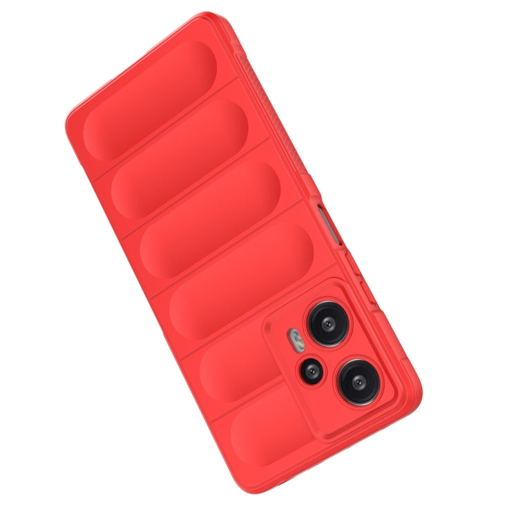 For Xiaomi Redmi Note 12 Turbo Magic Shield TPU + Flannel Phone Case(Grey) - free shipping - PMC TechLife - Order now!