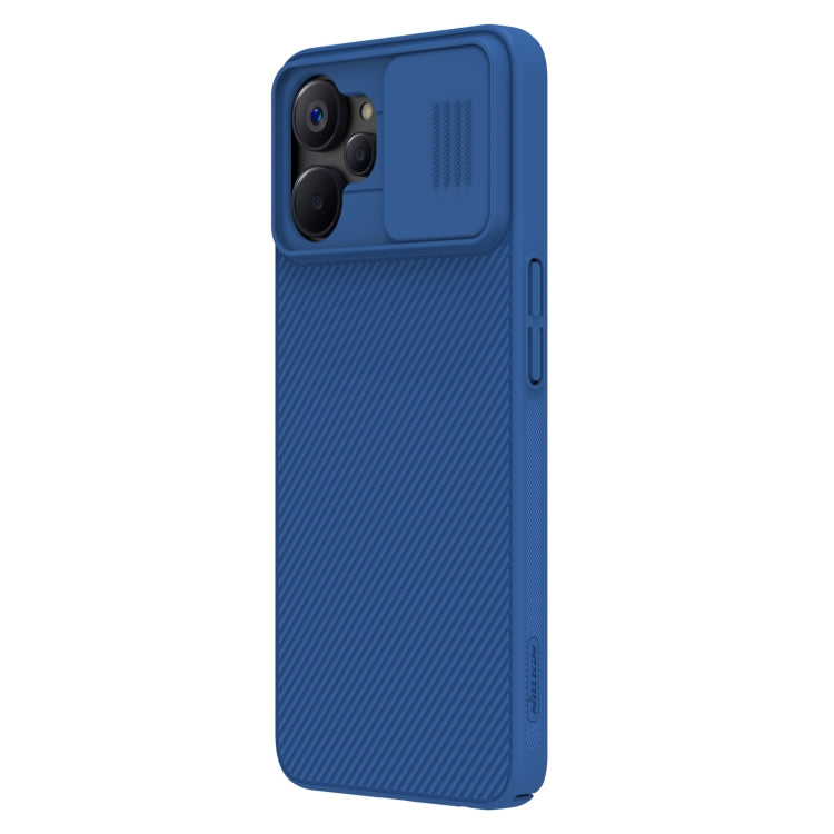 For Realme 9i 5G / 10 5G / 10T 5G NILLKIN Black Mirror Series Camshield PC Phone Case(Blue) - Realme Cases by NILLKIN | Online Shopping South Africa | PMC Jewellery