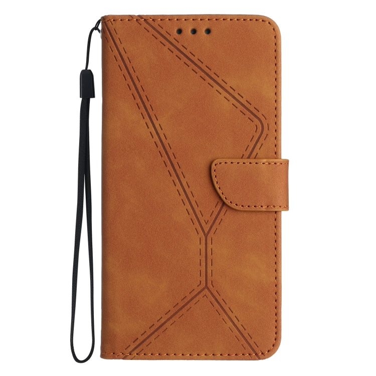 For Samsung Galaxy A32 5G Stitching Embossed Leather Phone Case(Brown) - free shipping - PMC TechLife - Order now!