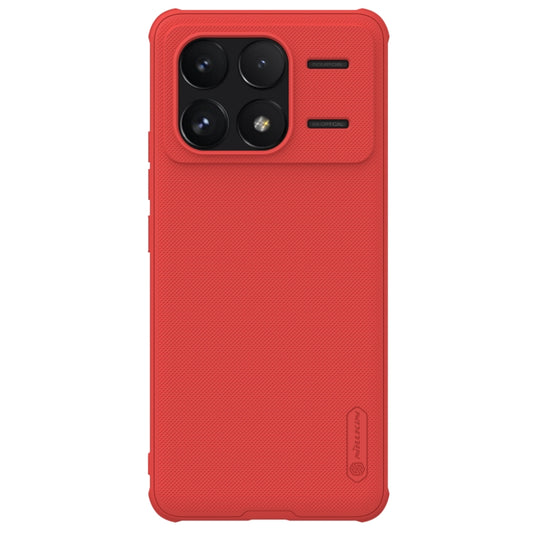 For Xiaomi Redmi K70 / K70 Pro NILLKIN Frosted Shield Pro PC + TPU Phone Case(Red) - K70 Pro Cases by NILLKIN | Online Shopping South Africa | PMC Jewellery