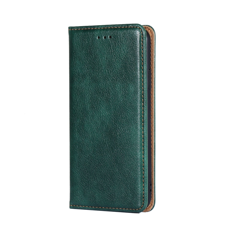 For Xiaomi Redmi Note 12S 4G Gloss Oil Solid Color Magnetic Leather Phone Case(Green) - free shipping - PMC TechLife - Order now!