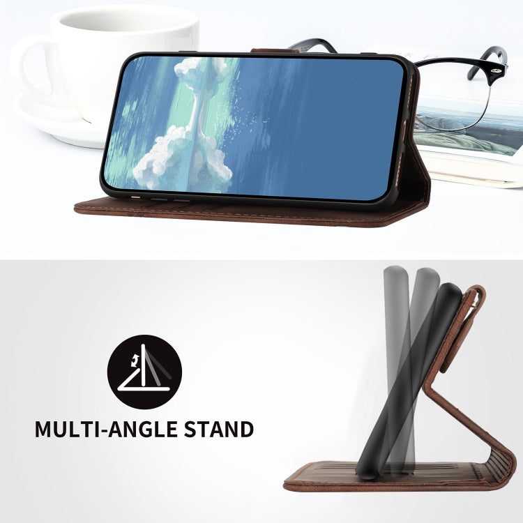 For Honor 10 Lite Line Pattern Skin Feel Leather Phone Case(Coffee) - free shipping - PMC TechLife - Order now!
