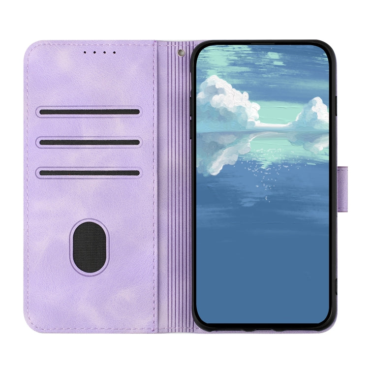 For Honor 10 Lite Line Pattern Skin Feel Leather Phone Case(Light Purple) - Honor Cases by PMC Jewellery | Online Shopping South Africa | PMC Jewellery