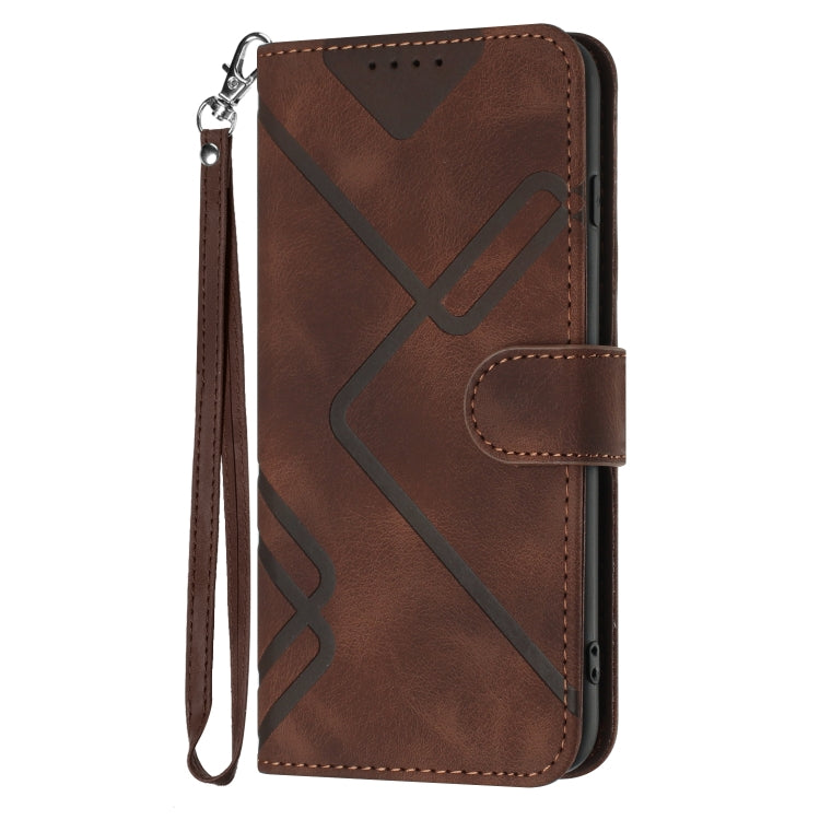 For Honor 20S Russia /20 lite Russia  Line Pattern Skin Feel Leather Phone Case(Coffee) - free shipping - PMC TechLife - Order now!