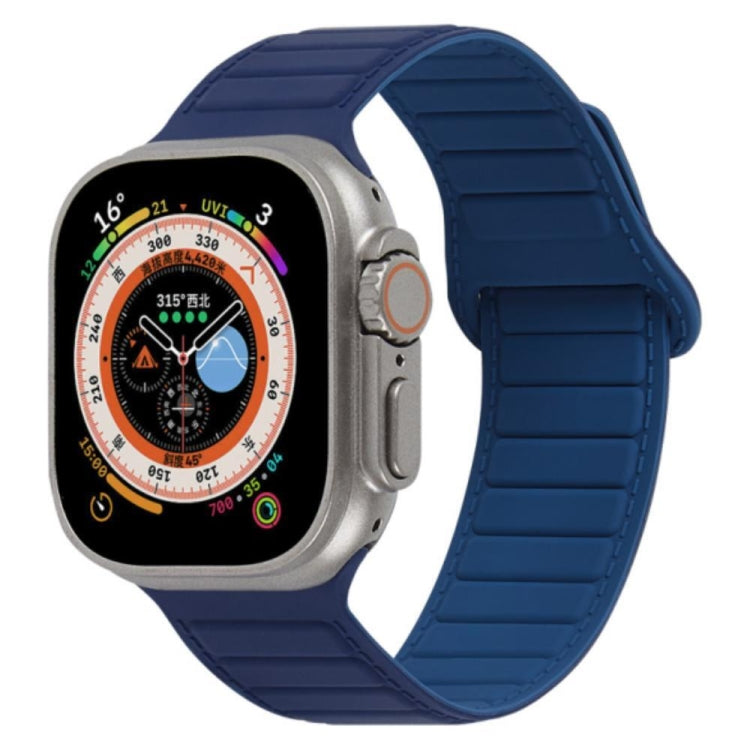 For Apple Watch 2 38mm Loop Magnetic Silicone Watch Band(Navy Blue) - Watch Bands by PMC TechLife | Online Shopping South Africa | PMC TechLife
