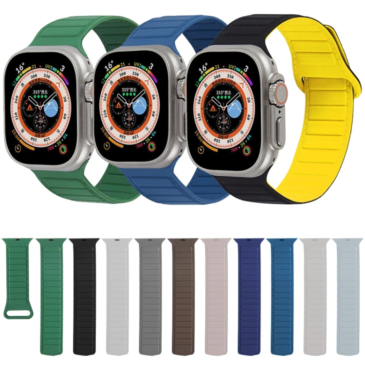 For Apple Watch 6 44mm Loop Magnetic Silicone Watch Band(Midnight Blue) - Watch Bands by PMC Jewellery | Online Shopping South Africa | PMC Jewellery