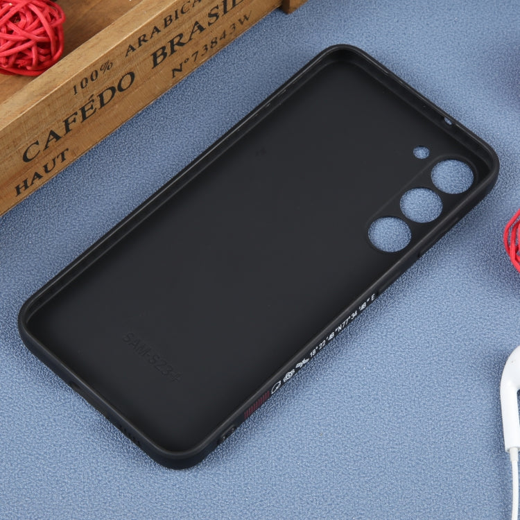 For Samsung Galaxy A21s Astronaut Pattern Silicone Straight Edge Phone Case(Flying Astronaut-Black) - free shipping - PMC TechLife - Order now!